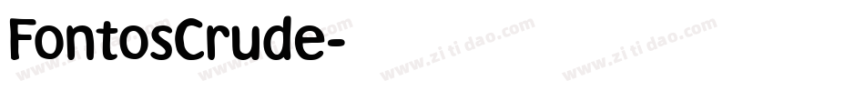 FontosCrude字体转换