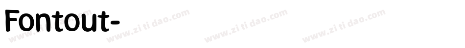 Fontout字体转换