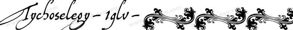 Tychoselegy-1qlv字体转换