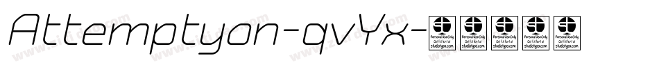 Attemptyon-qvYx字体转换