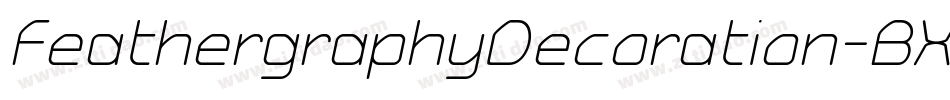FeathergraphyDecoration-BXYx字体转换