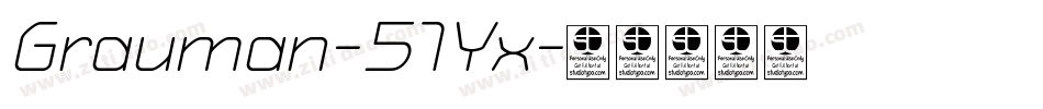 Grauman-51Yx字体转换