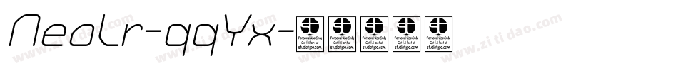 NeoLr-qqYx字体转换