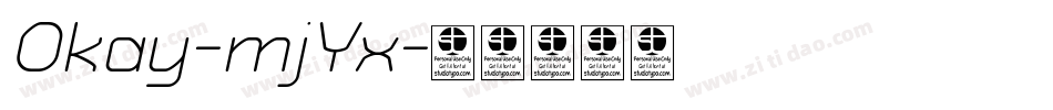 Okay-mjYx字体转换