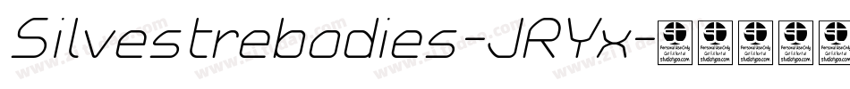 Silvestrebodies-JRYx字体转换