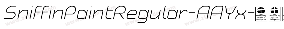 SniffinPaintRegular-AAYx字体转换