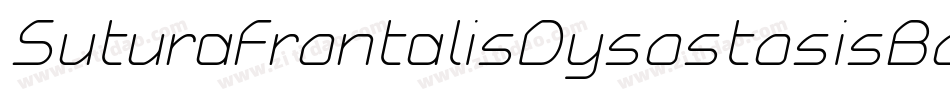 SuturaFrontalisDysostosisBold-wYx字体转换 SuturaFrontalisDysostosisBold-wYx字体转换