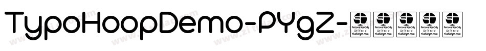TypoHoopDemo-PYgZ字体转换