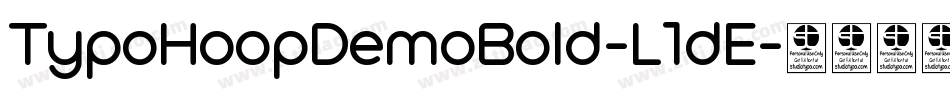 TypoHoopDemoBold-L1dE字体转换