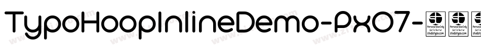 TypoHoopInlineDemo-PxO7字体转换