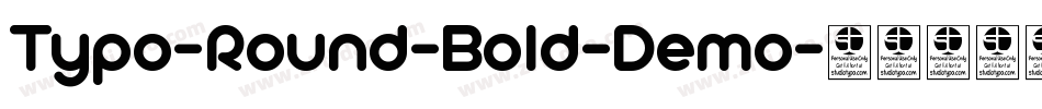 Typo-Round-Bold-Demo字体转换
