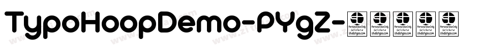 TypoHoopDemo-PYgZ字体转换