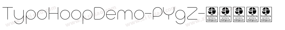 TypoHoopDemo-PYgZ字体转换