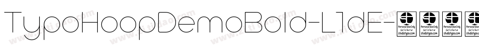 TypoHoopDemoBold-L1dE字体转换