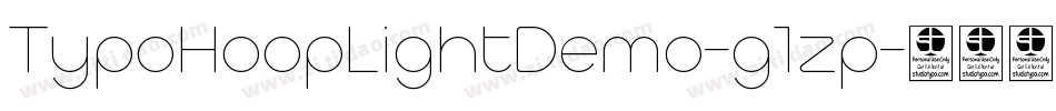 TypoHoopLightDemo-g1zp字体转换