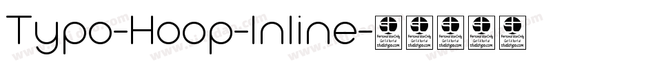 Typo-Hoop-Inline字体转换