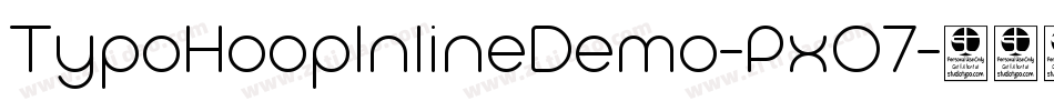 TypoHoopInlineDemo-PxO7字体转换