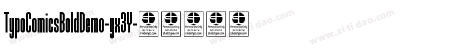 TypoComicsBoldDemo-yx3Y字体转换 TypoComicsBoldDemo-yx3Y字体转换