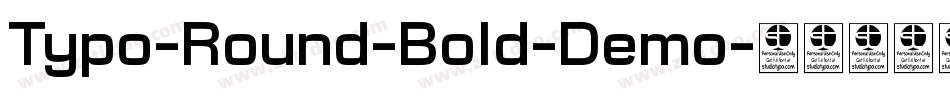 Typo-Round-Bold-Demo字体转换