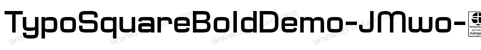 TypoSquareBoldDemo-JMwo字体转换