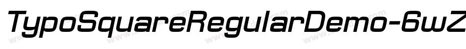 TypoSquareRegularDemo-6wZq字体转换 TypoSquareRegularDemo-6wZq字体转换