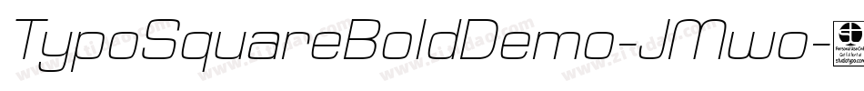 TypoSquareBoldDemo-JMwo字体转换