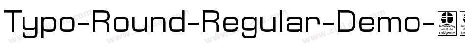 Typo-Round-Regular-Demo字体转换