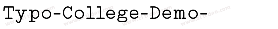 Typo-College-Demo字体转换