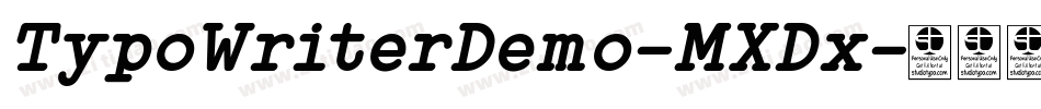TypoWriterDemo-MXDx字体转换