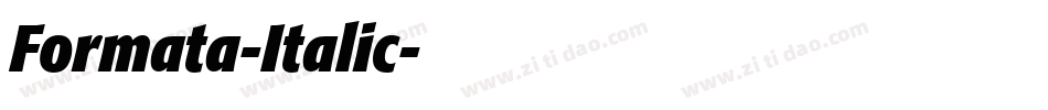 Formata-Italic字体转换