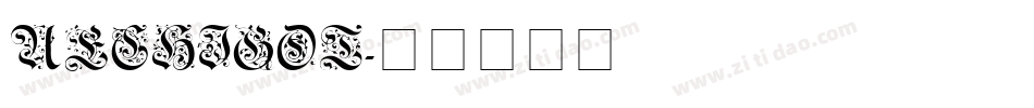 UECHIGOT字体转换