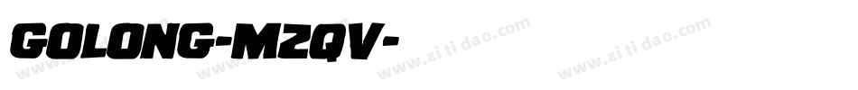 GoLong-MZqv字体转换