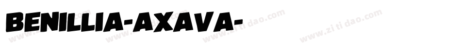 Benillia-axAVa字体转换