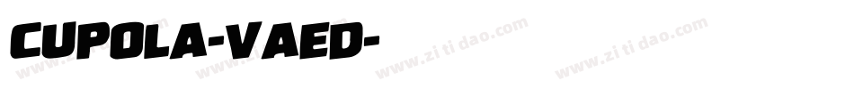 Cupola-vAED字体转换
