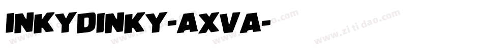 Inkydinky-axVa字体转换