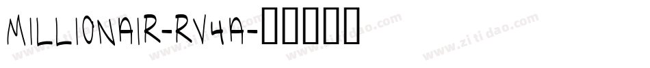 Millionair-rv4A字体转换