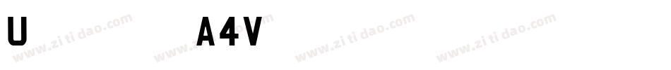 Uknumberplate-A4Vx字体转换 Uknumberplate-A4Vx字体转换