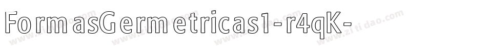 FormasGermetricas1-r4qK字体转换