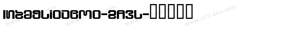 IntaglioDemo-zA3L字体转换 IntaglioDemo-zA3L字体转换