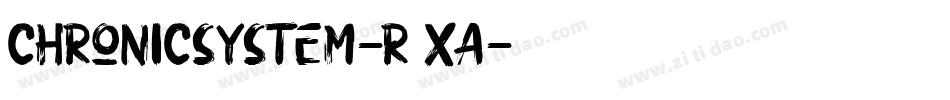 ChronicSystem-r7xA字体转换