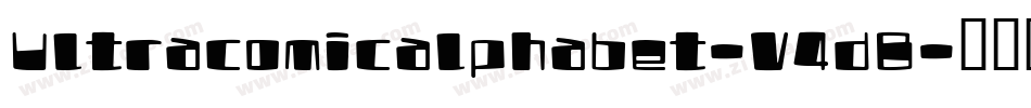 Ultracomicalphabet-V4dB字体转换