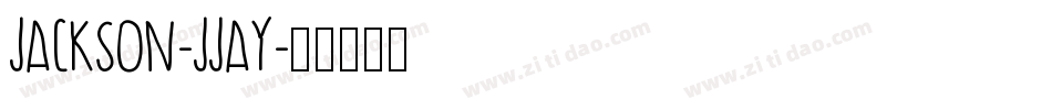 Jackson-jJAy字体转换