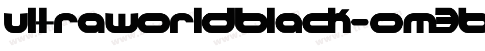 UltraworldBlack-oM3B字体转换