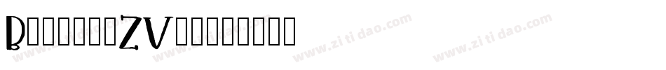 Becker-ZVrz字体转换