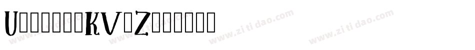 Uptown-KVrZ字体转换