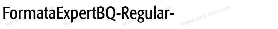 FormataExpertBQ-Regular字体转换