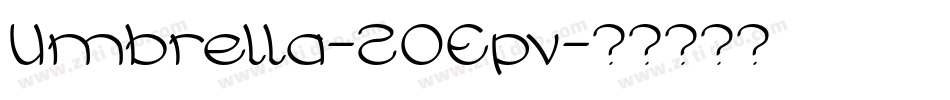 Umbrella-2OEpv字体转换