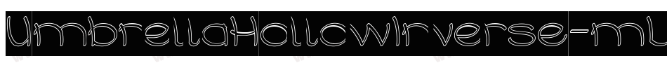 UmbrellaHollowInverse-mL1wP字体转换