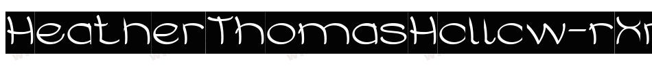 HeatherThomasHollow-rXrK字体转换