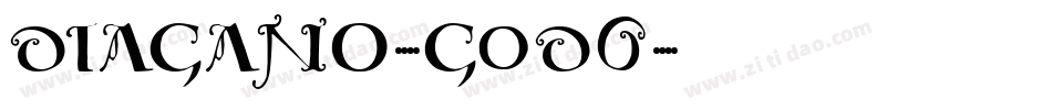 Diagano-g0D6字体转换